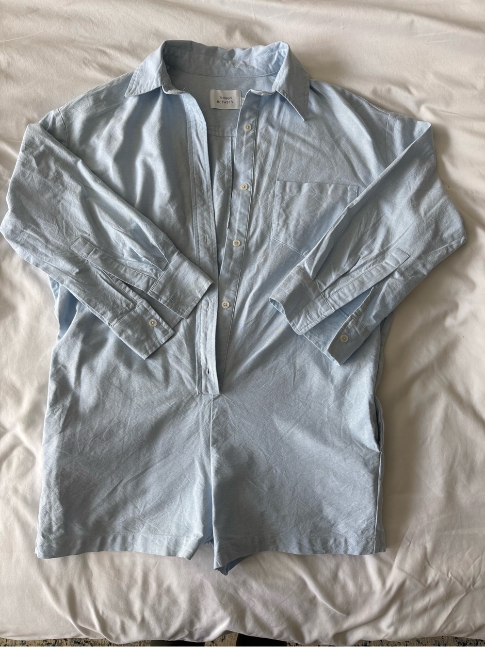 Things Between Light Blue Romper